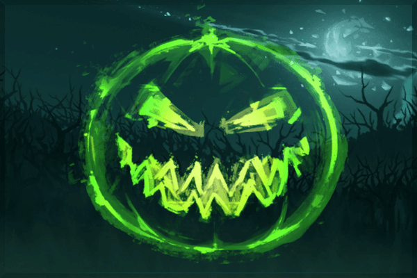 Enigmatic Emblem of the Diretide - Green — предмет Dota 2
